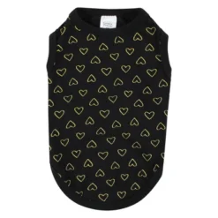 Luvable Friends Dog Pet Dog And Cats Cotton T-Shirts 2pk, Hearts Burgundy Floral -PawHut Store GUEST 9e02ac9f 927f 46cb adcf 2985c913f047