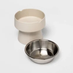 Elevated Dog Bowl - Gray - 3.5 Cups - Boots & Barkley™
