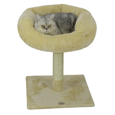 Go Pet Club 24" Cat Tree Perch With Sisal Scratching Post F107 2 Go Pet Club 24" Cat Tree Perch With Sisal Scratching Post F107 - Image 2