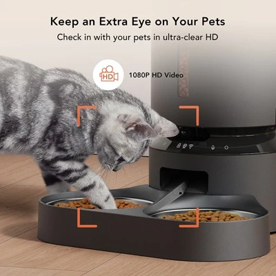 PETLIBRO Automatic Cat Feeder With Camera, 1080P HD Video & Night Vision, 5G WiFi Feeder With 2-Way Audio, Motion & Sound Alerts 7 PETLIBRO Automatic Cat Feeder With Camera, 1080P HD Video & Night Vision, 5G WiFi Feeder With 2-Way Audio, Motion & Sound Alerts - Image 7
