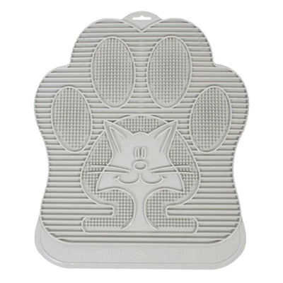 Omega Paw Elite Roll 'N Clean Self Cleaning Large-Sized Cat Litter Box With Sifting Grill And Paw Shaped Floor Protecting Non-Slip Mat 2 Omega Paw Elite Roll 'N Clean Self Cleaning Large-Sized Cat Litter Box With Sifting Grill And Paw Shaped Floor Protecting Non-Slip Mat - Image 2