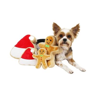 Midlee Christmas Sugar Cookie Plush Dog Toy 2 Midlee Christmas Sugar Cookie Plush Dog Toy - Image 2