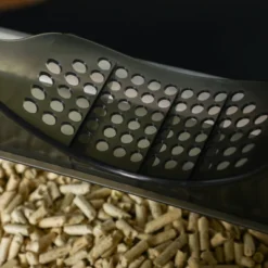 PawHut Hooded Cat Litter Box With Kitty Litter Mat, Easy-Clean Pull-Out Drawer, Dog Proof, House Shape Hooded Pan, Scoop, Gray -PawHut Store GUEST a41b503f 7aaa 4ccf 9627 891bca57e4bc