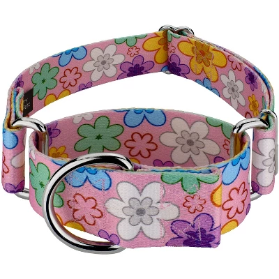 Country Brook Petz 1 1/2 Inch May Flowers Martingale Dog Collar 7 Country Brook Petz 1 1/2 Inch May Flowers Martingale Dog Collar - Image 7