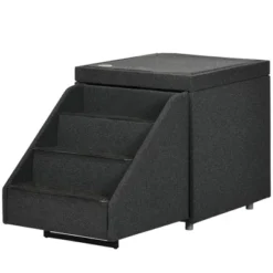 PawHut 3-in-1 Living Room Storage, Cat/Dog Steps For Couch, Footrest Ottoman, Cat/Dog Stairs For Small Dogs, Old Cats 9 PawHut 3-in-1 Living Room Storage, Cat/Dog Steps For Couch, Footrest Ottoman, Cat/Dog Stairs For Small Dogs, Old Cats -PawHut Store GUEST a4f02f6c 35f8 41d2 a8b4 5cf91bff1385