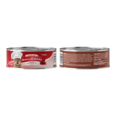 Beefeaters Chicken Whitefish Pate, 5.5oz, 24ct 1 Beefeaters Chicken Whitefish Pate, 5.5oz, 24ct