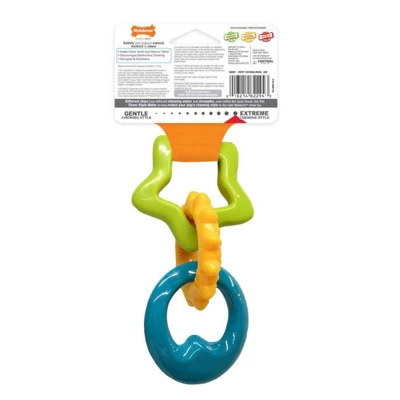 Nylabone Puppy Teething Rings - Bacon Flavor 2 Nylabone Puppy Teething Rings - Bacon Flavor - Image 2