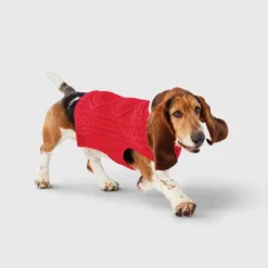 Gingerbread Playhouse Red Knit Cat And Dog Sweater - Wondershop™ 9 Gingerbread Playhouse Red Knit Cat And Dog Sweater - Wondershop™ -PawHut Store GUEST a6e74c5d fffb 4448 b52a 8880e05f9356
