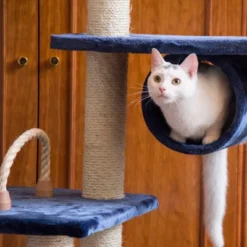 Armarkat 71" Navy Real Wood Cat Climbing Tower, Cat Scratching Furniture, A7101 -PawHut Store GUEST a815d225 7b0d 4ea7 9500 c8a5e2aa8032