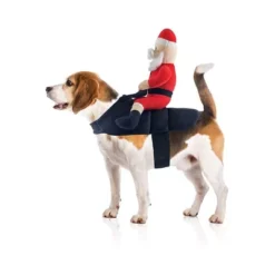 Midlee Santa Claus Jockey Dog Costume -PawHut Store GUEST a882f5eb 9079 4f8e 9827 68e2082b377b