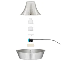 PetSafe Seaside Stainless Pet Fountain - Black 13 PetSafe Seaside Stainless Pet Fountain - Black -PawHut Store GUEST a89c9237 df68 4a03 8012 6f9bd3c76329