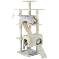 Homessity 63" Economical Cat Tree With Sisal Scratching Posts HC-001 -PawHut Store GUEST a9116d8b b119 4521 9f38 fa7eaf1ecc8e
