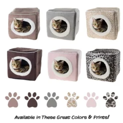 Pet Adobe Cozy Cave Enclosed Cube Pet Bed - Dark Coffee 7 Pet Adobe Cozy Cave Enclosed Cube Pet Bed - Dark Coffee -PawHut Store GUEST a955dbc8 6273 465e bc78 9fede039de62