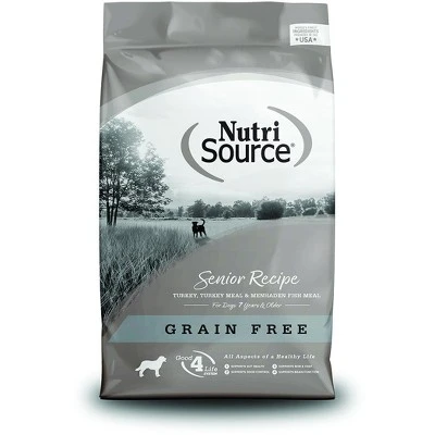NutriSource Senior Made With Turkey And Menhaden Fish Meal Dry Dog Food - 30LB 1 NutriSource Senior Made With Turkey And Menhaden Fish Meal Dry Dog Food - 30LB