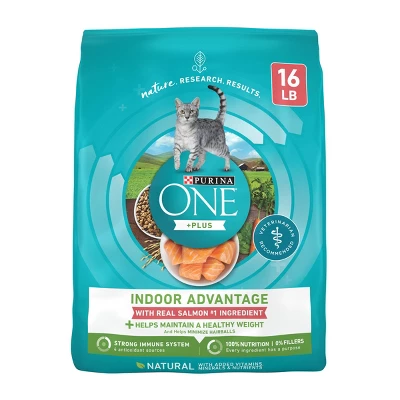 Purina ONE Indoor Advantage Real Salmon Dry Cat Food 8 Purina ONE Indoor Advantage Real Salmon Dry Cat Food - Image 8