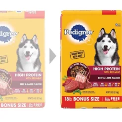 Pedigree High Protein Beef & Lamb Flavor Adult Complete & Balanced Dry Dog Food 11 Pedigree High Protein Beef & Lamb Flavor Adult Complete & Balanced Dry Dog Food -PawHut Store GUEST ab06a5df 570c 4517 a5cb 7edb193bd84f