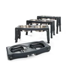 Dexas Adjustable Height Stainless Steel Dog Bowl -PawHut Store GUEST ac4fc177 4f62 42b6 9fe0 d2ae94a4fb49