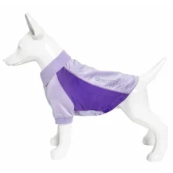 Pet Life Active Barko Pawlo Relax-Stretch Wick-Proof Dog And Cat Polo T-Shirt - Purple - XS -PawHut Store GUEST ad80ead7 cc0f 4b84 9303 2b7de042c53f