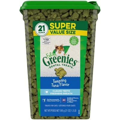 Greenies Tempting Tuna Flavor Dental Cat Treats 11 Greenies Tempting Tuna Flavor Dental Cat Treats - Image 11