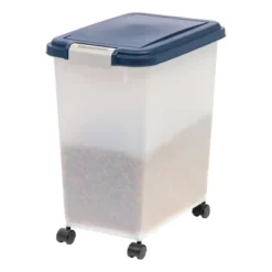IRIS USA Airtight Pet Food Container With Casters, Navy 13 IRIS USA Airtight Pet Food Container With Casters, Navy -PawHut Store GUEST ae1a2ff0 0505 4b8c b988 06e6d8dc424e