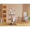 Go Pet Club 71" Kitten Cat Tree House With Sisal Scratching Board F717