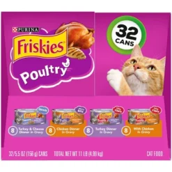Purina Friskies Shreds, Meaty Bits & Prime Filets With Chicken, Turkey And Cheese Flavor Wet Cat Food - 5.5oz/32ct Variety Pack 9 Purina Friskies Shreds, Meaty Bits & Prime Filets With Chicken, Turkey And Cheese Flavor Wet Cat Food - 5.5oz/32ct Variety Pack -PawHut Store GUEST b29f0a68 2321 40fe a5cd 7cdc564bc348