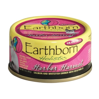 Earthborn Holistic Harbor Harvest Grain-Free Moist Canned Cat Food - (3 Oz) Pack Of 24 1 Earthborn Holistic Harbor Harvest Grain-Free Moist Canned Cat Food - (3 Oz) Pack Of 24