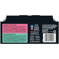 Sheba Perfect Portions Cuts In Gravy Salmon & Sustainable Tuna Premium Wet Cat Food Salmon & Tuna Entrée - 2.6oz/12ct Variety Pack