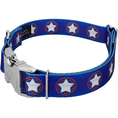 Country Brook Petz Premium American Stars Dog Collar And Leash 2 Country Brook Petz Premium American Stars Dog Collar And Leash - Image 2