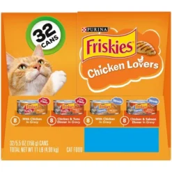 Purina Friskies Prime Filets & Shreds With Tuna, Chicken, Salmon And Seafood Lover Wet Cat Food - 5.5oz/32ct Variety Pack 9 Purina Friskies Prime Filets & Shreds With Tuna, Chicken, Salmon And Seafood Lover Wet Cat Food - 5.5oz/32ct Variety Pack -PawHut Store GUEST b4d13931 1c7c 4d73 8567 d3c50163cc4b