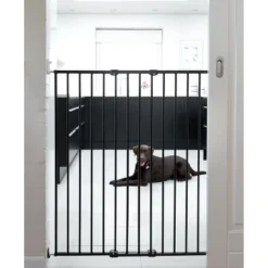 BabyDan Scandinavian Pet Design Extra Tall 42" Wall Mount Baby & Pet Safety Gate, Black (2 Pack) -PawHut Store GUEST b545815d de59 4ad2 9bb2 77e6162bd4cd