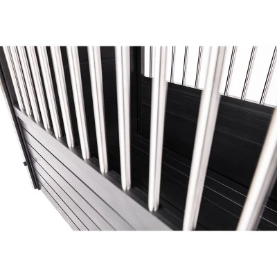 New Age Pet EcoFLEX Habitat 'N' Home Stainless Steel Dog Crate 9 New Age Pet EcoFLEX Habitat 'N' Home Stainless Steel Dog Crate - Image 9