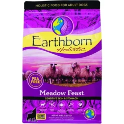 Earthborn Holistic Meadow Feast Grain-Free Natural PEA Free Dry Dog Food - 4 Lbs