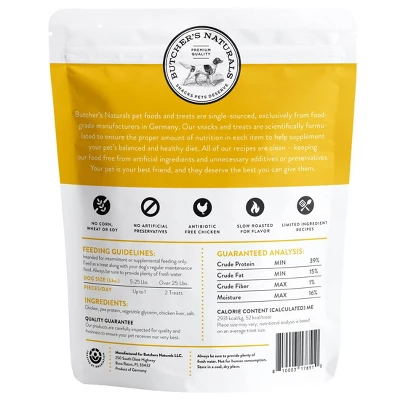 Butcher's Naturals Chicken Jerky Dog Treats - 16oz 1 Butcher's Naturals Chicken Jerky Dog Treats - 16oz
