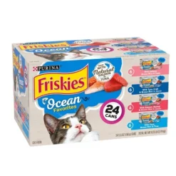 Purina Friskies Meaty Bits & Paté Ocean Favorites Fish Flavor Wet Cat Food - 5.5oz/24ct Variety Pack -PawHut Store GUEST b7a477f3 4d2d 4c23 8d8c 4a20fa143ee5