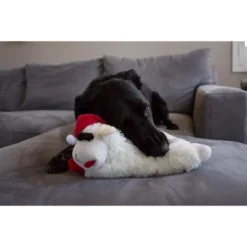 Multipet Standing Holiday Lamb Chop With Santa Hat (Small (8"))