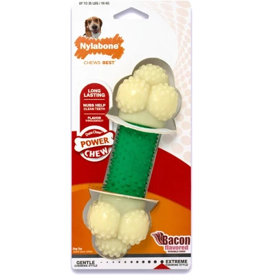 Nylabone Dura Chew Double Action Chew - Wolf 2 Nylabone Dura Chew Double Action Chew - Wolf - Image 2