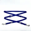 DDOXX 3-Way Adjustable Nylon Dog Leash - Large - Blue