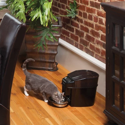 PetSafe Healthy Automated Pet Feeder For Cats And Dogs - Black 6 PetSafe Healthy Automated Pet Feeder For Cats And Dogs - Black - Image 6