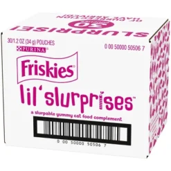 Friskies Lil Slurprises With Tuna, Chicken, Fish And Shrimp Wet Cat Food Complement Variety Pack - 1.2oz/30ct -PawHut Store GUEST bdfb34aa a80f 41ce ac7e 05a10637a76d