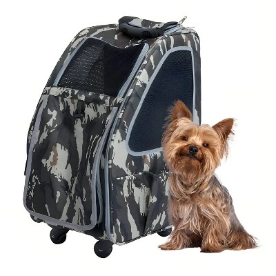 Petique Pet Carrier, Dog Carrier For Small Size Pets, 5-in-1 Ventilated Carrier Bag For Cats & Dogs 2 Petique Pet Carrier, Dog Carrier For Small Size Pets, 5-in-1 Ventilated Carrier Bag For Cats & Dogs - Image 2