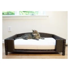 Iconic Pet Beds For Dogs And Cats - Rattan Rectangular Sofa - Black 23 Iconic Pet Beds For Dogs And Cats - Rattan Rectangular Sofa - Black -PawHut Store GUEST beecc075 c0c0 4905 8eb3 bce703243f6f