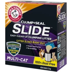 Arm & Hammer Slide Easy Clean Up Multi-Cat Clumping Litter -PawHut Store GUEST bef801c1 7522 485d 8bf9 6bba732e55bf