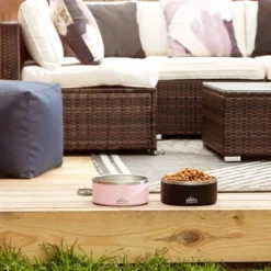 Hydrapeak Non Slip Stainless Steel Dog Bowl -PawHut Store GUEST bfc14516 80aa 4a6d 86c0 c77275b0fc6a