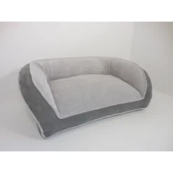 Arlee Home Fashions Deep Seated Lounger Sofa And Couch Style Charcoal Dog Bed - 40x25