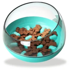 ANYPET Slow Feeder Bowl For Small Medium Dogs Cats, No-Spill Large Capacity Interactive Feeder