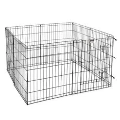 Puppy Playpen - Foldable Metal Exercise Enclosure With Eight 30-Inch Panels - Indoor/Outdoor Fence For Dogs, Cats, Or Small Animals By PETMAKER -PawHut Store GUEST c2bf6dad 1d32 4554 8115 af6dbdcdaf68