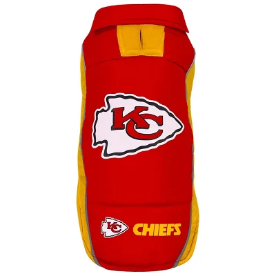 NFL Kansas City Chiefs Pets Puffer Vest 3 NFL Kansas City Chiefs Pets Puffer Vest - Image 3