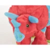 GoDog Dinos Frills Squeaker Plush Pet Toy For Dogs & Puppies, Soft & Durable, Tough & Chew Resistant, Reinforced Seams