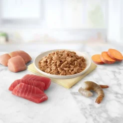 Blue Buffalo Tastefuls Flaked Tuna, Chicken & Shrimp Entrees In Gravy Premium Wet Cat Food - 5.5oz/12ct -PawHut Store GUEST c52aafb2 2136 48b4 844e 544611d25da7 1